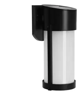 SmartLED LED solárne nástenné svietidlo LED/3,7V 300 mAh IP44 čierne 7217