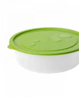 Kinekus Dóza plastová na potraviny, okrúhla, 2,8L + veko, priemer 255mm
