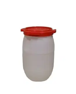 Kinekus Plastový barel 30L, závitové veko, hrdlo 25cm, biely