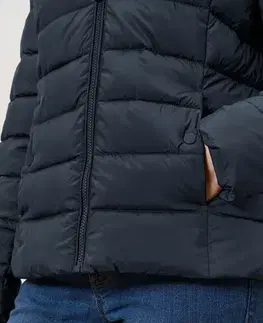 Prešívaná bunda, tmavomodrá
