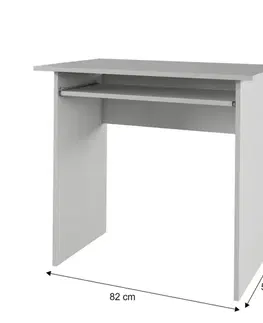 KONDELA Verner New pc stolík biela