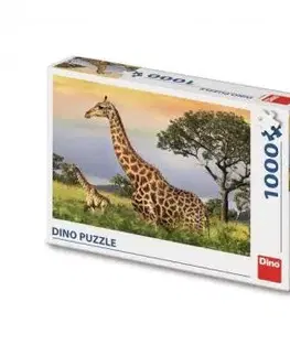 Puzzle Žirafia rodinka 1000 Dino - Dino Toys