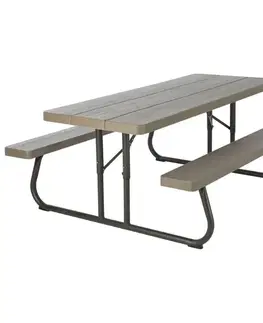 Piknikový set hnedá / čierna Dekorhome