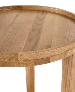 Príručný stolík, okrúhly
