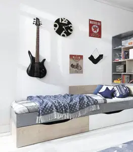 Meblar  Písací stôl SIGMA SI10 Farba: beton/biela/dub