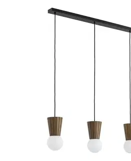 Argon 6358 - Kúpeľňové závesné svietidlo na lanku VOLANTE 3xG9/6W/230V IP44 hnedé 6358