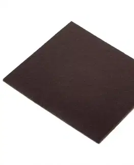 Plstená podložka hnedá 100x100 mm