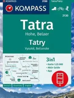 Vysoké Tatry, Belianske Tatry 1: 25 000, NKOM 2130