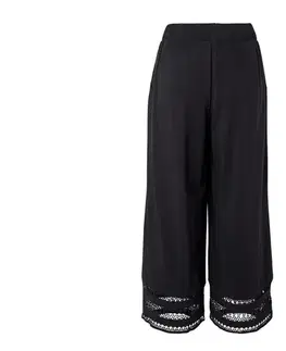 Nohavice culottes s výšivkou