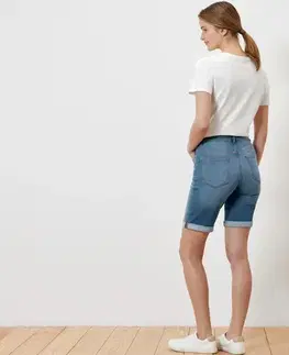 Džínsové bermudy – strih »Lea«, svetlomodrý denim