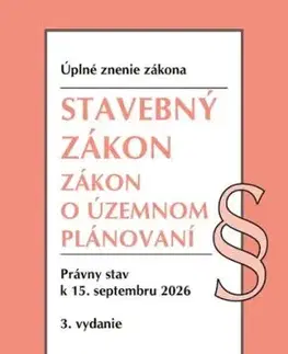 Stavebný zákon. 3. vyd., 8/2026