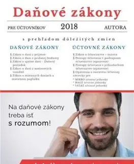 Daňové zákony 2018 pre účtovníkov