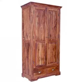 Skriňa 120x200x60 indický masív palisander