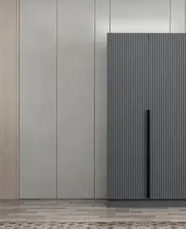 Šatníková skriňa Kale Plus Membrane Anthracite - 210