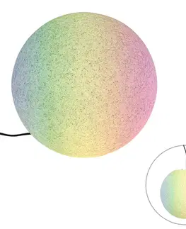 Inteligentné vonkajšie svietidlo sivé 45 cm IP65 vrátane LED - Nura