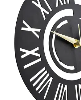 Dekoratívne hodiny Ruota - Black