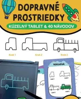 Kúzelný tablet & 40 návodov – DOPRAVNÉ PROSTRIEDKY - Charlotte Pepper, Charlotte Pepper