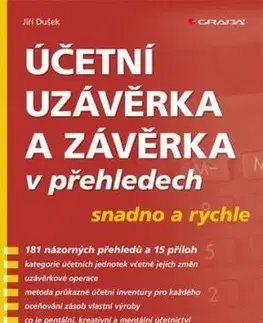 Účetní uzávěrka a závěrka v přehledech - snadno a rychle - Jiří Dušek