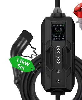  NSE001 cestovná nabíjacia stanica pre elektromobily EV/PHEV AC Type 2 11 kW / 16A