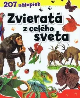 Zvieratá z celého sveta - 207 nálepiek