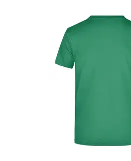 JAMES NICHOLSON Kuchárske tričko J&N BIG BOY - zelené (Irish) -  veľkosti 3XL až 5XL XXXL