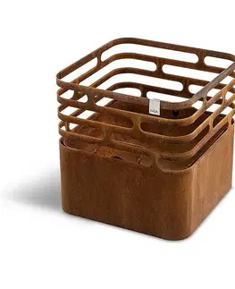 HÖFATS Grilovacie prenosné ohnisko HÖFATS Cube corten
