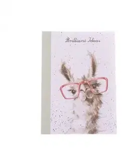 Zápisník A6 linajkový "No Prob-Llama" Wrendale Designs – lama