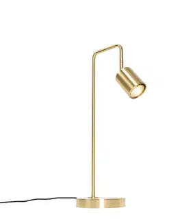 Inteligentná stolná lampa mosadzná nastaviteľná vrátane wifi GU10 - Jav