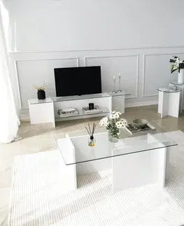TV stolík Escape TV - White