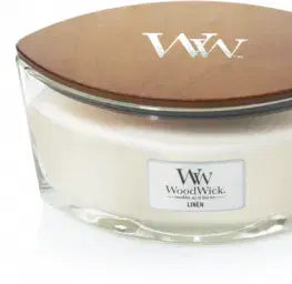 WoodWick sviečka loď Linen