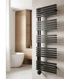 Vertaduro - Kúpeľňový radiátor s termostatom MICHELLE 600W 129x50 cm antracit DCOC12900500MK61-8402