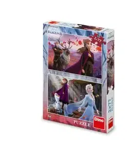 Puzzle Ľadové kráľovstvo 2 2x77 Dino