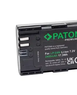 PATONA - Batéria Canon LP-E6N 2400mAh Li-Ion Premium 80D PT1259