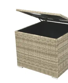 DEOKORK Box na podušky SEVILLA 82 x 82 cm (béžová)
