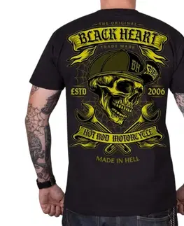 BLACK HEART Satan čierna - L