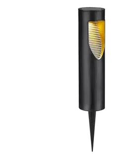  LED solárne svietidlo ADDIS LED/1,2V 600 mAh IP44 čierne 329455