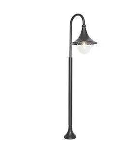 Klasická vonkajšia lampa čierna 125 cm IP44 - Daphne