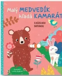 Malý medvedík hľadá kamarátov s kúzelnou baterkou