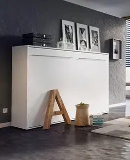 Sklápacia posteľ KOMFORT PRO CP-04, biela