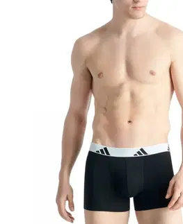 Boxerky adidas Active Flex Cotton, 3 ks, čierne