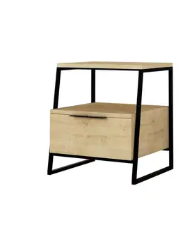 Nočný stolík Pal - Oak v2