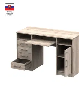 KONDELA B9 New pc stolík dub sonoma