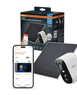 Osram - Inteligentná solárna kamera s 2K snímačom SMART+ 5V 5200 mAh IP66 Wi-Fi 4058075850576