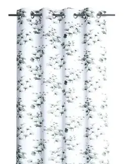 ArtFlhf Tieniaci záves SERENITY K | zelená 140 x 250 cm