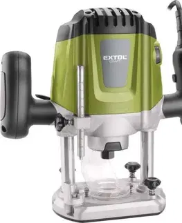 EXTOL CRAFT Horná frézka, 1250 W, 6 a 8 mm čeľusť, 12000-30000 ot/min.