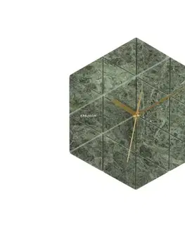 Nástenné hodiny KA5591GR, Karlsson, Marble Hexagon, 29cm