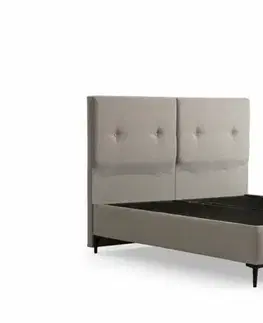 Rám jednolôžkovej postele s čelom Bade 90 x 190 - Beige