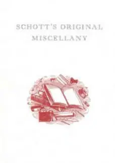Schotts Original Miscellany - Ben Schott