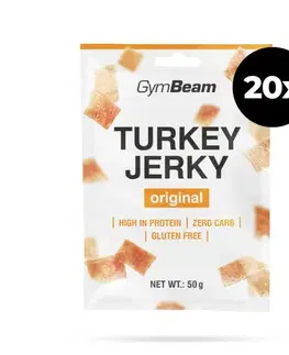 GymBeam Sušené mäso Turkey Jerky originál
