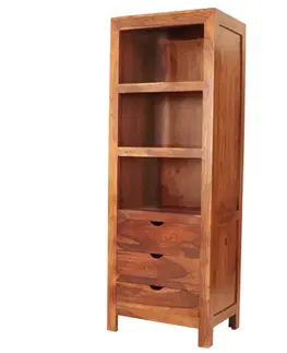Knižnica Amba 65x180x45 z indického masívu palisander